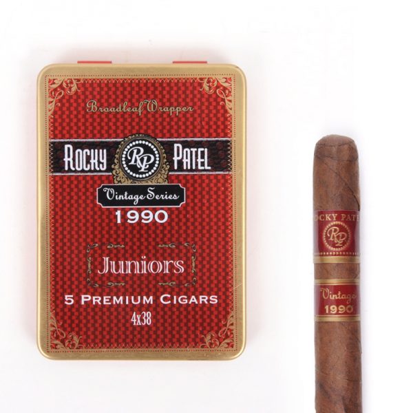 Rocky Patel Vintage 1990 Junior 4×38 – box with 5 pcs. cigars - OUT OF STOCK