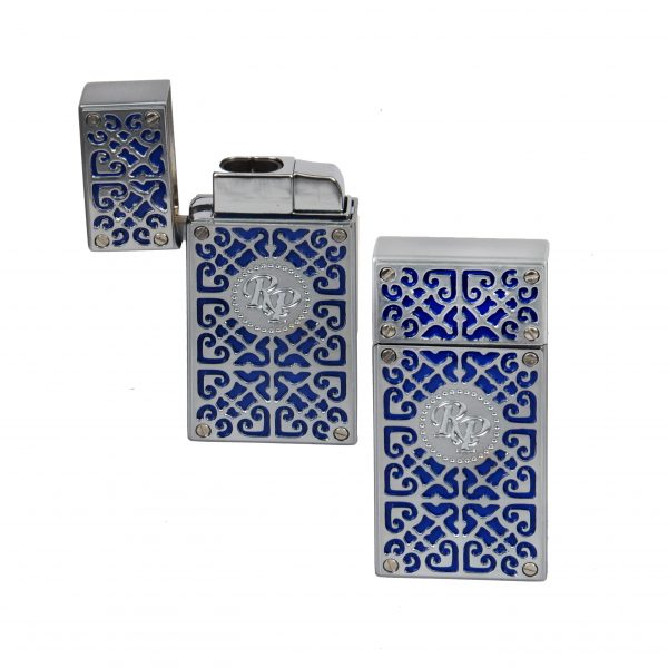 Запалка Rocky Patel “Burn” - Navy Blue & Chrome