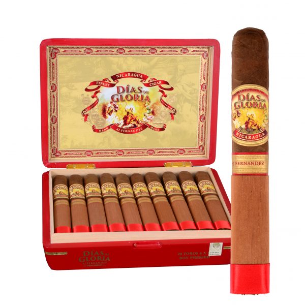 AJ Fernandez Dias de Gloria Toro Box Pressed 6 x 56