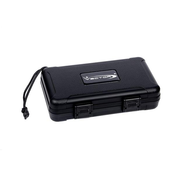 Humidor Vector Travel Humidor HC-200CG 04 BLACK MATTE for 5 cigars