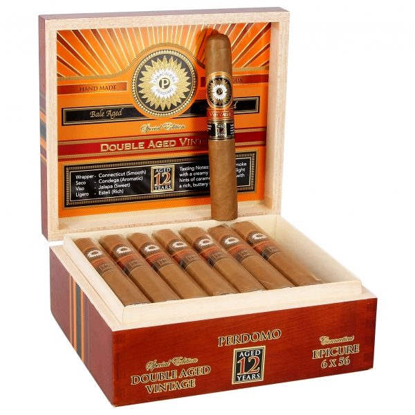 Perdomo Double Aged 12 Year Vintage Epicure Connecticut 6x56