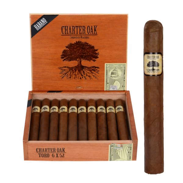 Foundation Cigars Charter Oak Habano Toro 6x52 - ИЗЧЕРПАНИ