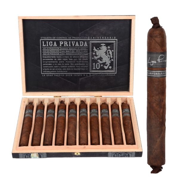 Drew Estate Liga Privada 10 Aniversario Toro 6 x 52- Нет в наличии