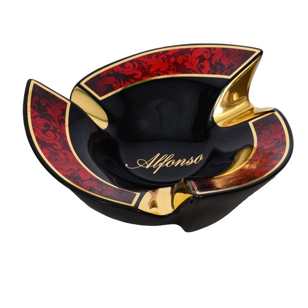 Cigar Ashtray Alfonso Limited Edition - black