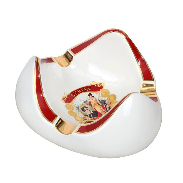Cigar Ashtray Byron Limited Edition Tulip - white
